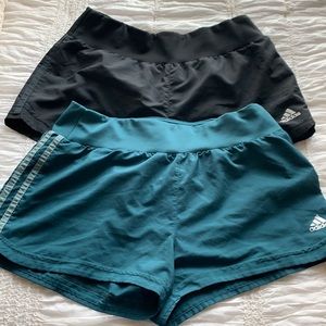 TWO Adidas climacool women’s running shorts
